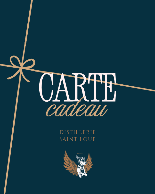 Carte cadeau de la distillerie saint loup